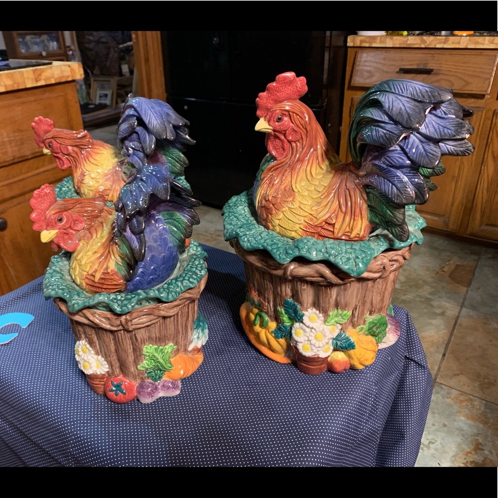 Fitz and Floyd Canisters